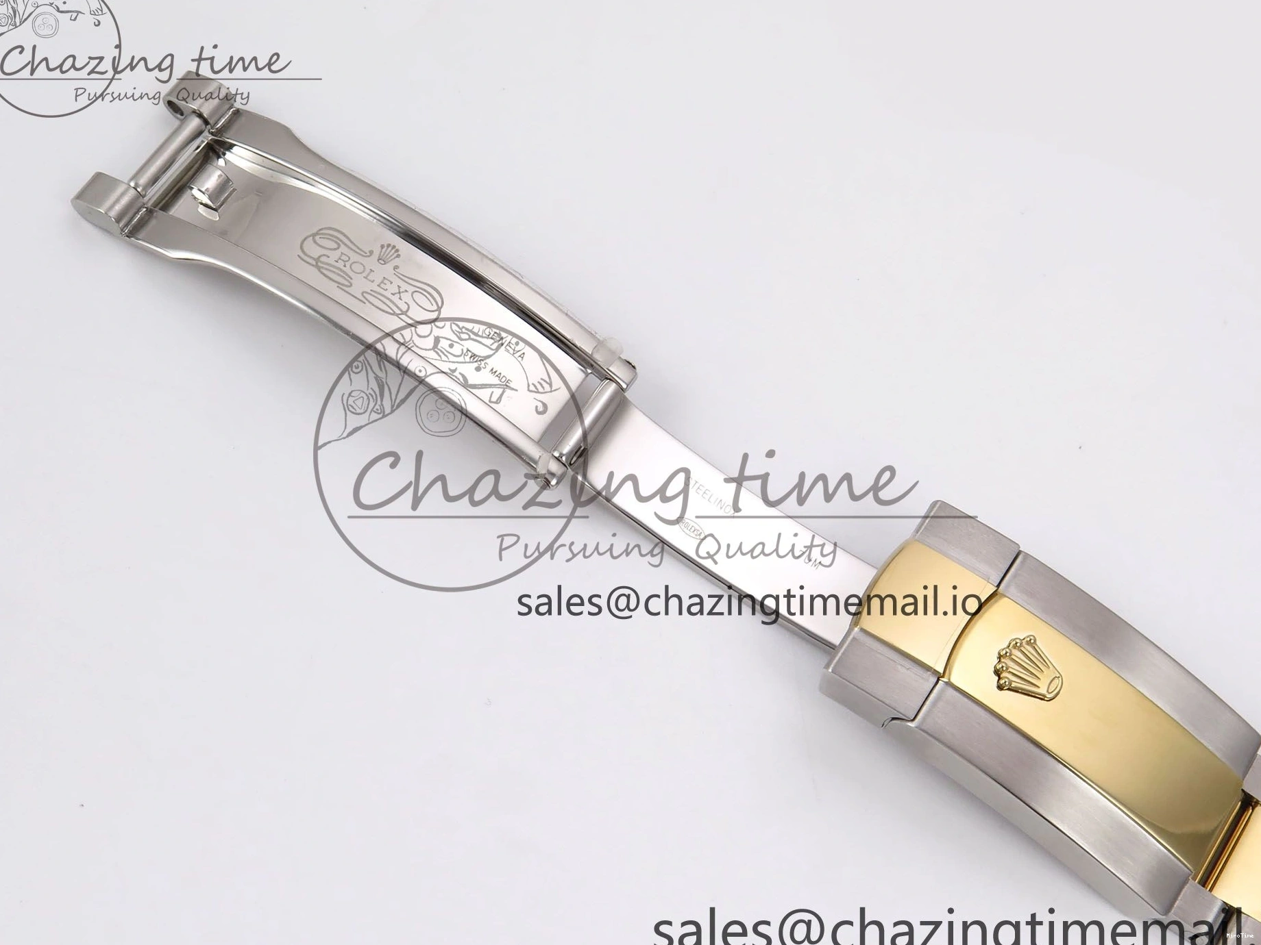MiroTime 0514 DateJust 41 126333 EWEF Best Edition YG Diamonds Dial on SS YG Oyster Bracelet A Minimalist 973
